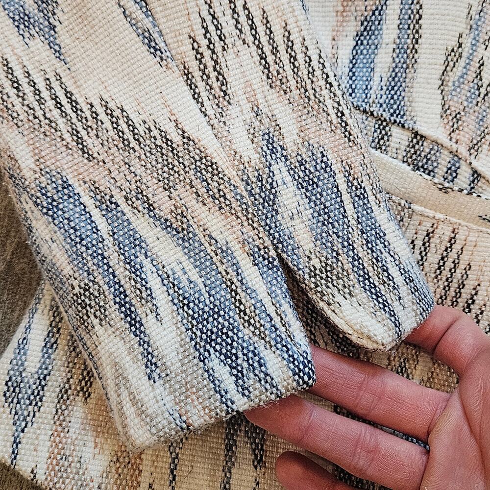 Chicos Jacket Womens Size 0 US S 4 Spring Ikat Sher Blazer Woven Lined Career - Picture 8 of 15